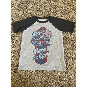 Jumping Beans Mario Kart Gray shirt size 4‎